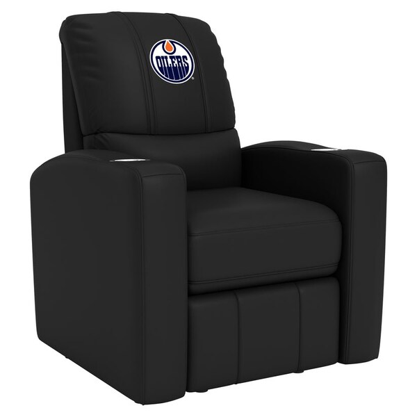 Dreamseat Stealth Recliner with Edmonton Oilers Logo - XZ52082CDSMHTBLK-PSNHL41010