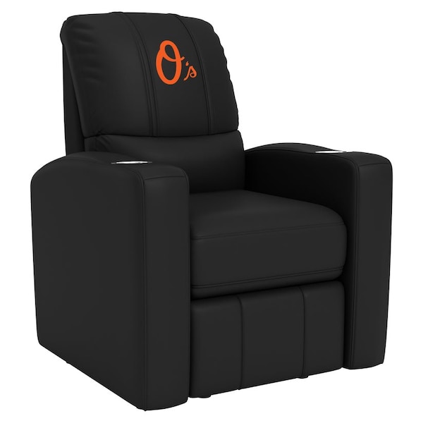Dreamseat Stealth Recliner with Baltimore Orioles Secondary Logo - XZ52082CDSMHTBLK-PSMLB20021