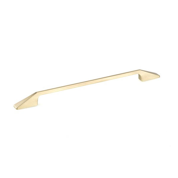 Richelieu 12 5/8 in (320 mm) Center-to-Center Satin Brass Contemporary Cabinet Pull - BP7238320160