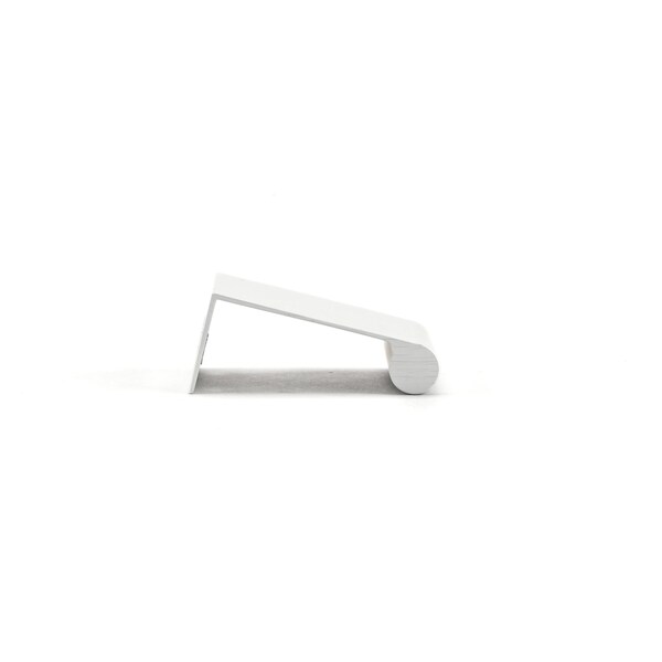 Richelieu 1 in (25 mm) Center-to-Center White Contemporary Edge Cabinet Pull - BP96962530
