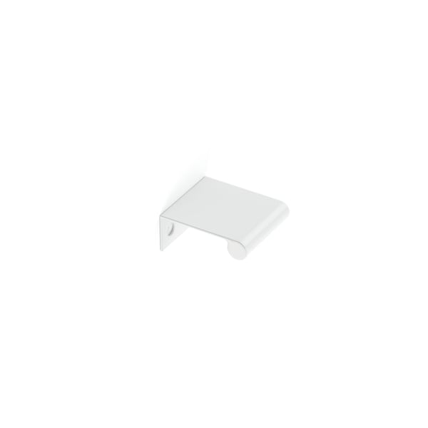 Richelieu 1 in (25 mm) Center-to-Center White Contemporary Edge Cabinet Pull - BP96962530