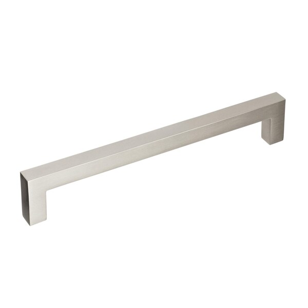 Amerock Monument 6-5/16 inch 160mm Center-to-Center Satin Nickel Cabinet Pull - 2000848