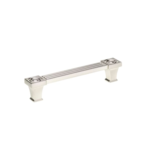Richelieu 5-1/16 in. (128 mm) Center-to-Center Brushed Nickel Transitional Drawer Pull - BP8822128195