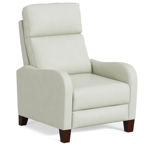 Sunset Trading Dana Pushback Leather Recliner Chair Pearl White - SY-1005-86-9102-81
