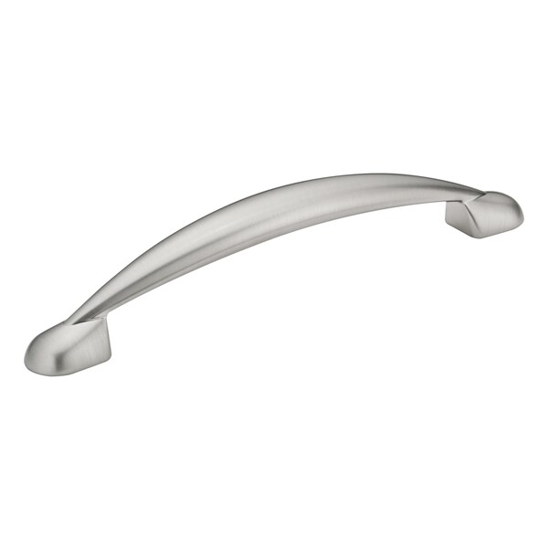 Richelieu 6-5/16 in. (160 mm) Center-to-Center Brushed Nickel Contemporary Drawer Pull - BP608160195