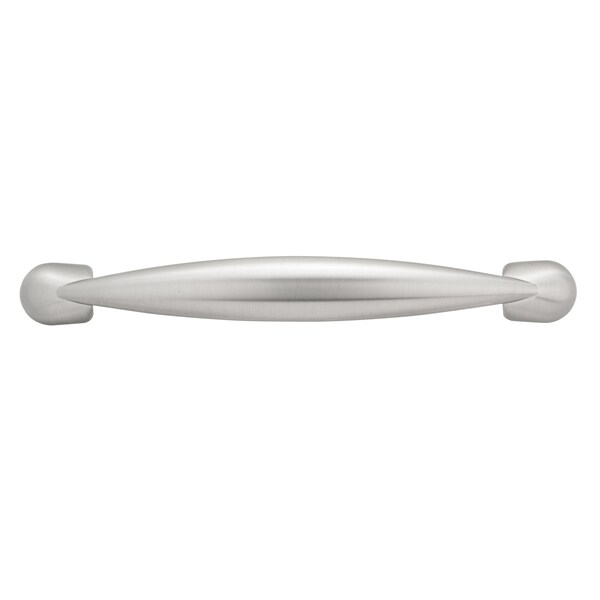 Richelieu 6-5/16 in. (160 mm) Center-to-Center Brushed Nickel Contemporary Drawer Pull - BP608160195
