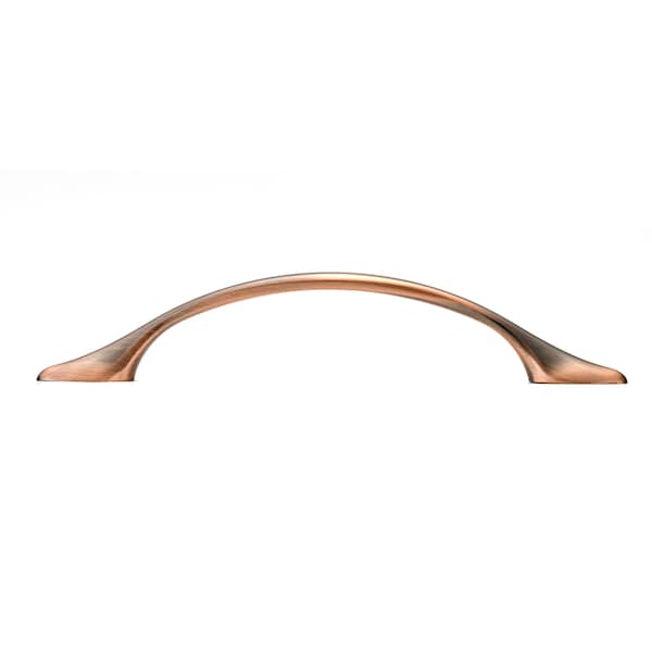 Richelieu 3-3/4 in. (96 mm) Center-to-Center Antique Copper Traditional Drawer Pull - BP7814193