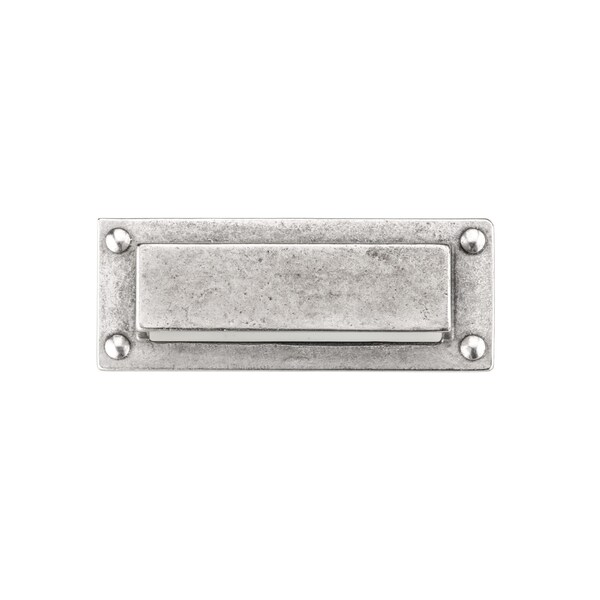 Richelieu 3 3/4 in (96 mm) Center-to-Center Newcastle Antique Polished Nickel Traditional Cabinet Pull - 658396186
