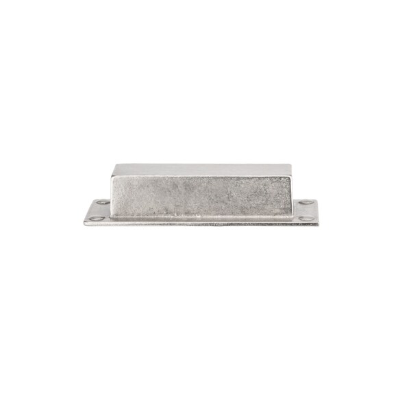 Richelieu 3 3/4 in (96 mm) Center-to-Center Newcastle Antique Polished Nickel Traditional Cabinet Pull - 658396186