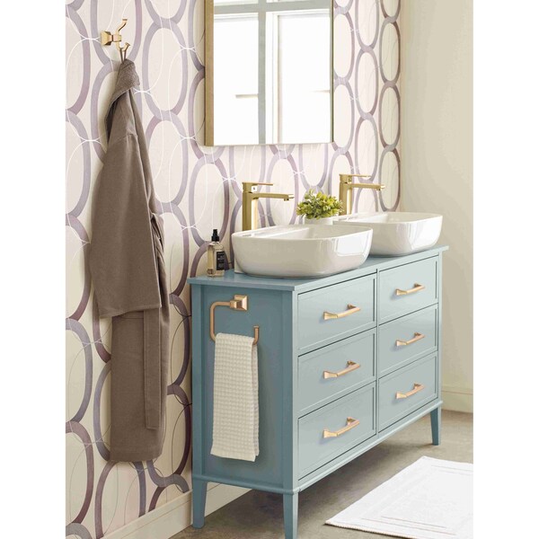 Amerock Mulholland 6-5/16 in 160 mm Center-to-Center Champagne Bronze Cabinet Pull - BP53530CZ