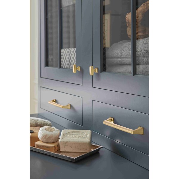 Amerock Mulholland 6-5/16 in 160 mm Center-to-Center Champagne Bronze Cabinet Pull - BP53530CZ