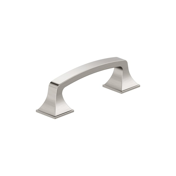 Amerock Ville 3 inch 76mm Center-to-Center Satin Nickel Cabinet Pull - BP36778G10