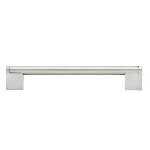 Richelieu 6-5/16 in. (160 mm) Center-to-Center Brushed Nickel Contemporary Drawer Pull - BP719160195