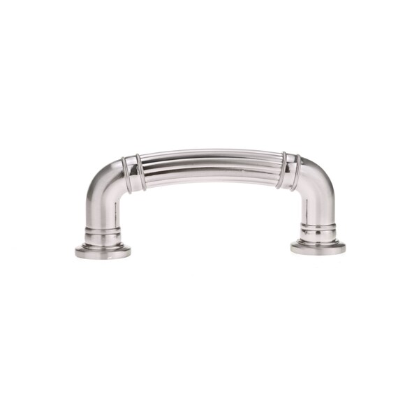 Richelieu 3 in (76.2 mm) Center-to-Center Brushed Nickel Traditional Drawer Pull - BP88183195