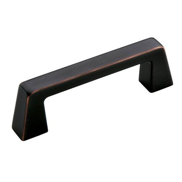 Amerock BP55275ORB-25PACK Pack of 25 3" (76 mm) CTC Blackrock Cab Pull ORB - BP55275ORB-25PACK
