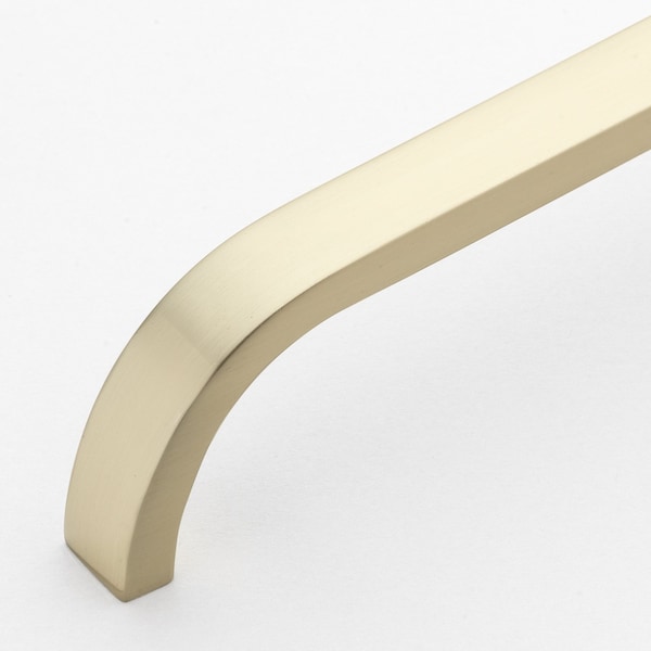 Gliderite Hardware 3-3/4 in. Center to Center Curved Bar Pull Champagne Gold, 10PK - 4843-96-CHPG-10