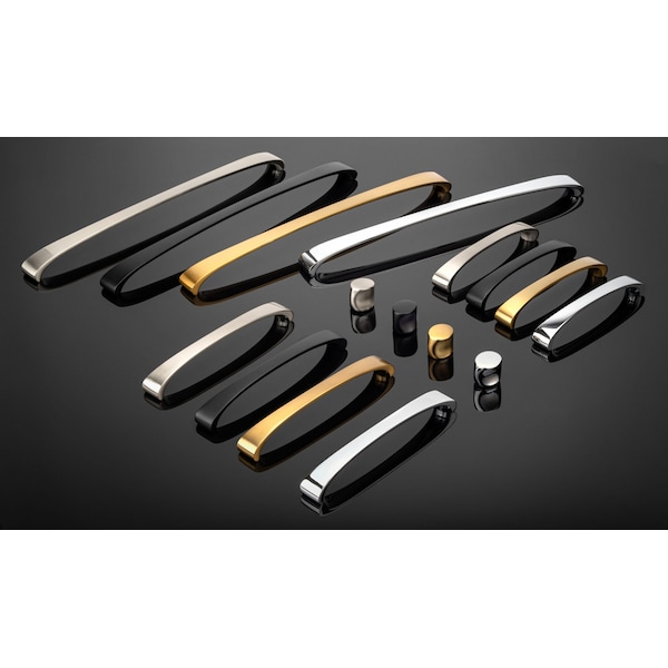 Richelieu 12 5/8 in (320 mm) Center-to-Center Brushed Nickel Contemporary Cabinet Pull - BP82871320195