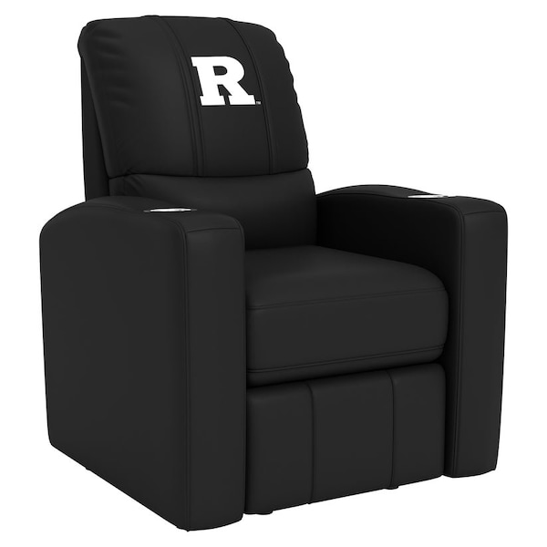 Dreamseat Stealth Recliner with Rutgers Scarlet Knights White Logo - XZ52082CDSMHTBLK-PSCOL13816