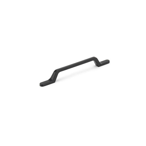 Richelieu 5 1/16 in (128 mm) Center-to-Center Matte Black Contemporary Cabinet Pull - BP52010128900