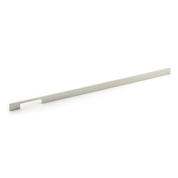 Richelieu 25-3/16 in. (640 mm) Center-to-Center Brushed Nickel Contemporary Drawer Pull - BP720640195