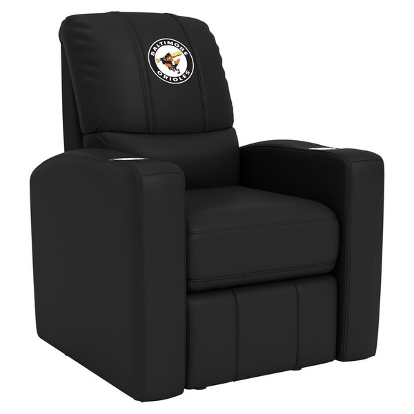 Dreamseat Stealth Recliner with Baltimore Orioles Cooperstown Secondary Logo - XZ52082CDSMHTBLK-PSCOOP0011