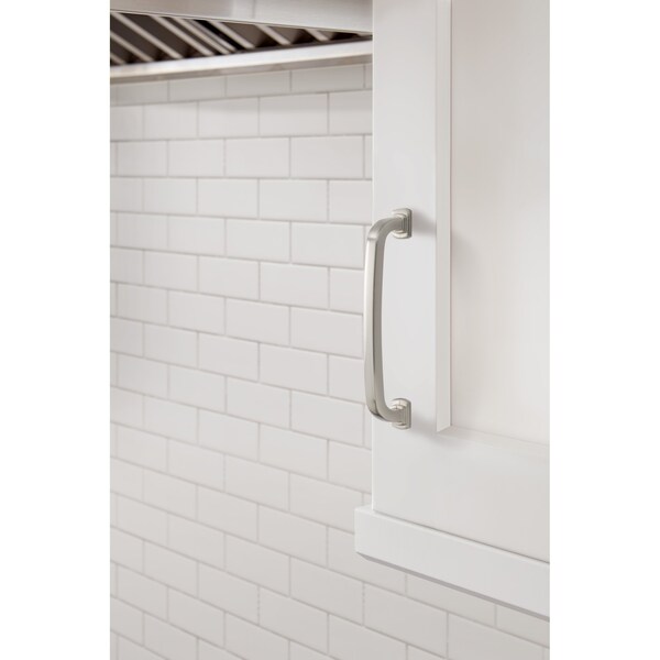 Amerock Surpass 5-1/16 in 128 mm Center-to-Center Satin Nickel Cabinet Pull - BP36895G10