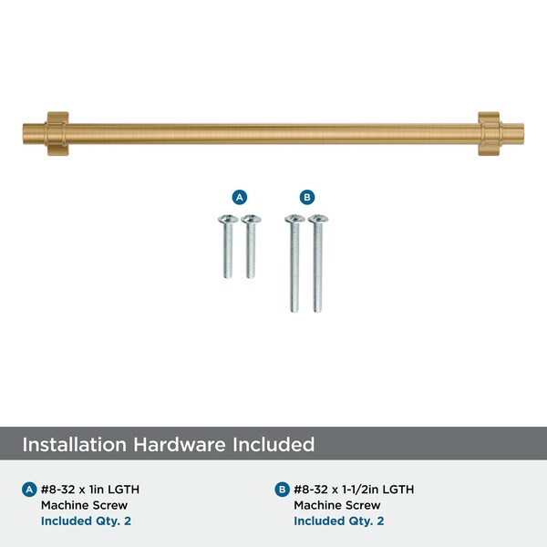 Amerock Davenport 10-1/16 inch 256mm Center-to-Center Champagne Bronze Cabinet Pull - BP36620CZ