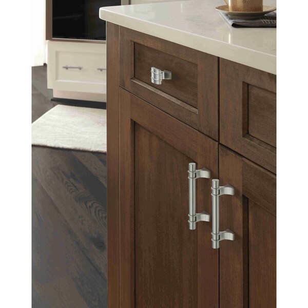 Amerock Davenport 3 in 76 mm Center-to-Center Satin Nickel Cabinet Pull - BP36600G10