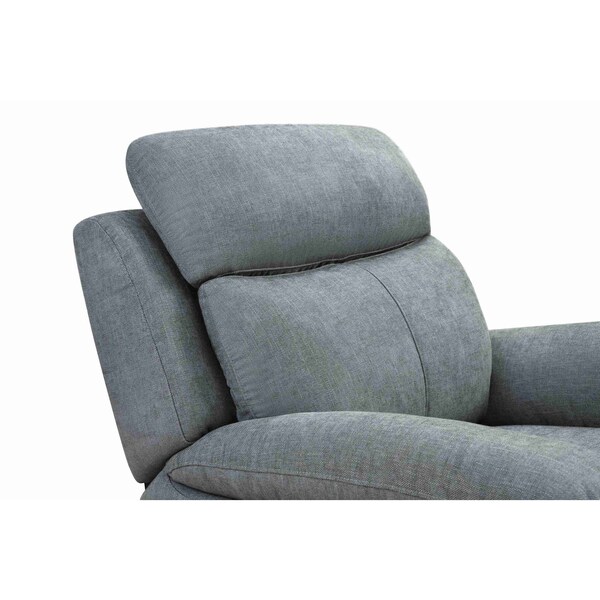 Moootto Electric Power Swivel Glider Rocker Recliner Chair with USB Charge Port - TBOJLS2754PSGGNSS