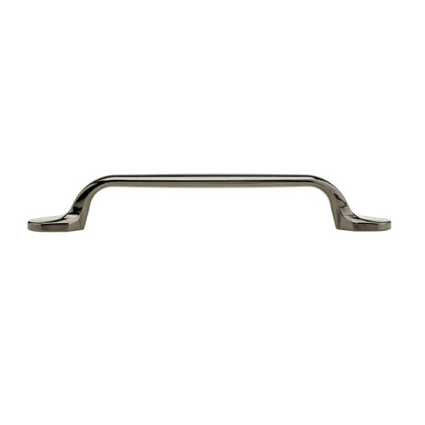Richelieu 5 1/16 in (128 mm) Center-to-Center Black Nickel Traditional Drawer Pull - BP2377512891