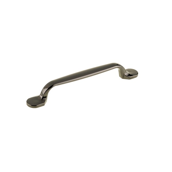 Richelieu 5 1/16 in (128 mm) Center-to-Center Black Nickel Traditional Drawer Pull - BP2377512891