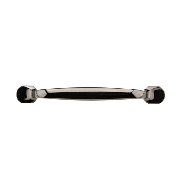 Richelieu 5 1/16 in (128 mm) Center-to-Center Black Nickel Traditional Drawer Pull - BP2377512891