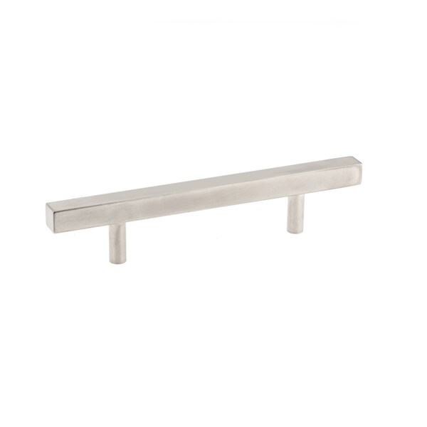 Richelieu 3 1/2 in (89 mm) Center-to-Center Brushed Nickel Contemporary Cabinet Pull - BP5075535195