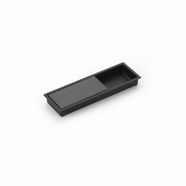Schaub 6-1/4in x 2in Modo Recessed Cabinet Pull Matte Black and Gun Metal Finish - 1210-MB-GM