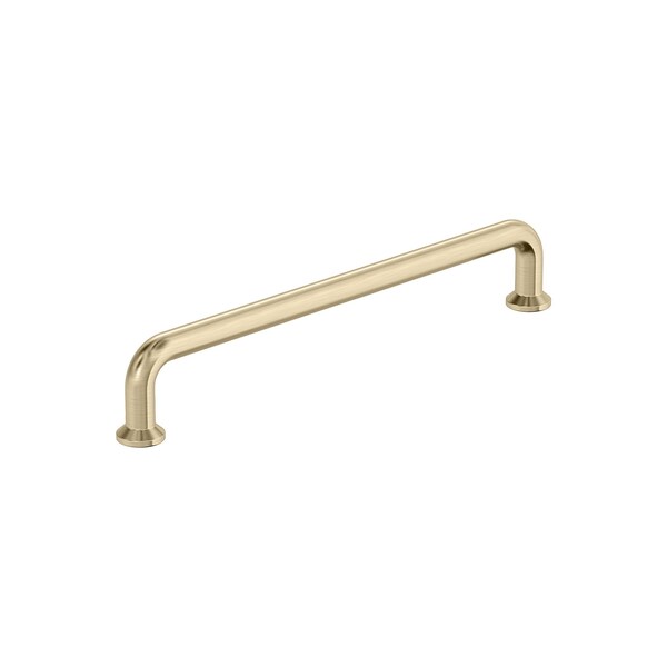 Amerock Factor 6-5/16 inch 160mm Center-to-Center Golden Champagne Cabinet Pull - BP37381BBZ