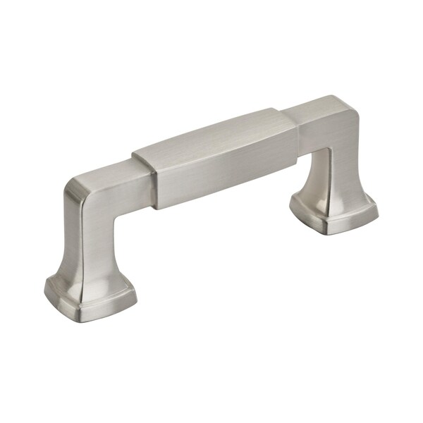 Amerock Stature 3 in 76 mm Center-to-Center Satin Nickel Cabinet Pull - BP36891G10