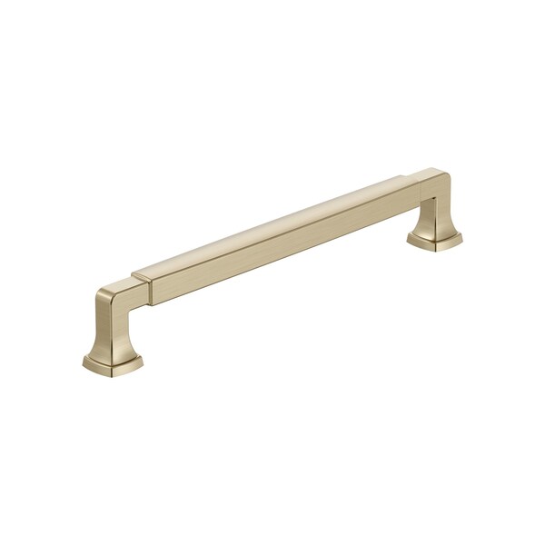 Amerock Stature 7-9/16 inch 192mm Center-to-Center Golden Champagne Cabinet Pull - BP55510BBZ