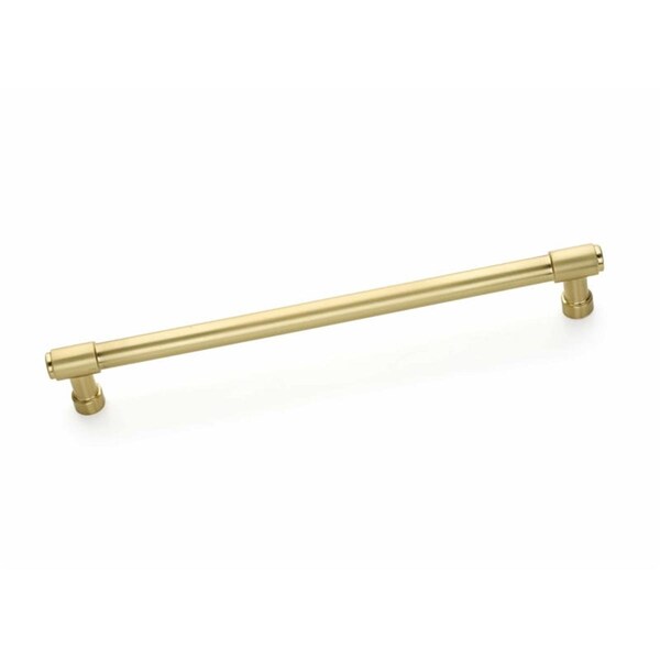 Vecindario 12 in. Jasper Center to Center Cabinet Pull, Satin Brass - VE3238650