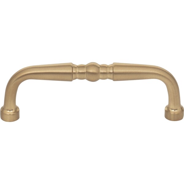 Elements By Hardware Resources 3" Center-to-Center Satin Bronze Madison Cabinet Pull - Z259-3SBZ