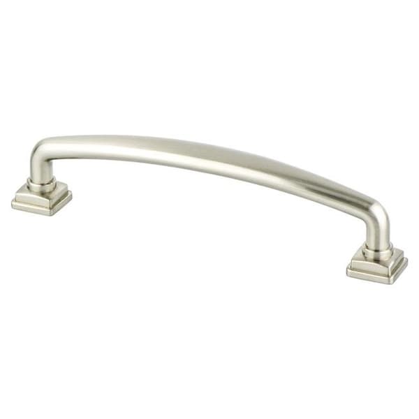 Berenson Berenson 1284-1BPN-P 128 mm CC Tailored Traditional Pull with Brushed Nickel - 1284-1BPN-P