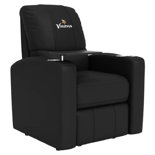 Dreamseat Stealth Power Plus Recliner with Minnesota Vikings Secondary Logo - XZ520823901CDSMHTUSBBLK-PSNFL20096