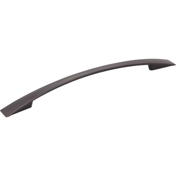 Jeffrey Alexander 160 mm Center-to-Center Brushed Oil Rubbed Bronze Flared Regan Cabinet Pull - 847-160DBAC