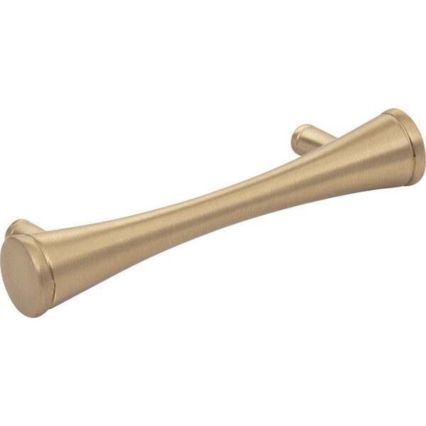 Elements By Hardware Resources 3" Center-to-Center Satin Bronze Sedona Cabinet Pull - 400SBZ
