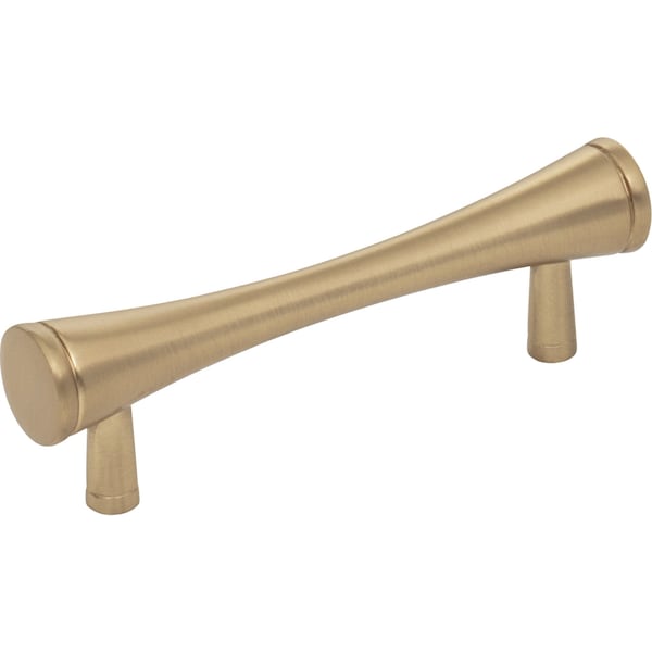 Elements By Hardware Resources 3" Center-to-Center Satin Bronze Sedona Cabinet Pull - 400SBZ