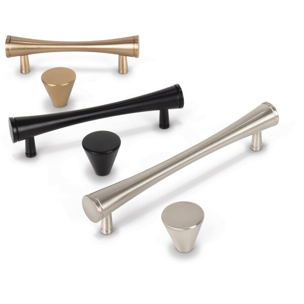 Elements By Hardware Resources 3" Center-to-Center Satin Bronze Sedona Cabinet Pull - 400SBZ