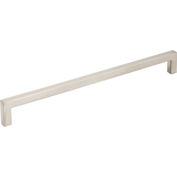 Elements By Hardware Resources 224 mm Center-to-Center Satin Nickel Square Stanton Cabinet Bar Pull - 625-224SN