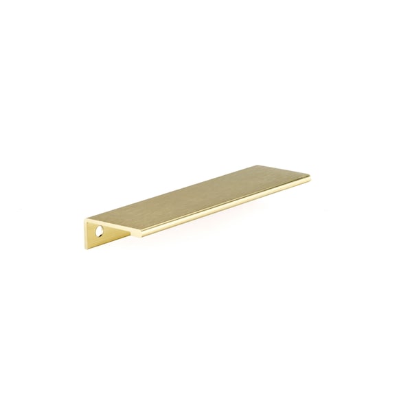 Richelieu 5-1/16 in. (128 mm) Center-to-Center Satin Gold Contemporary Edge Pull - BP9898128166