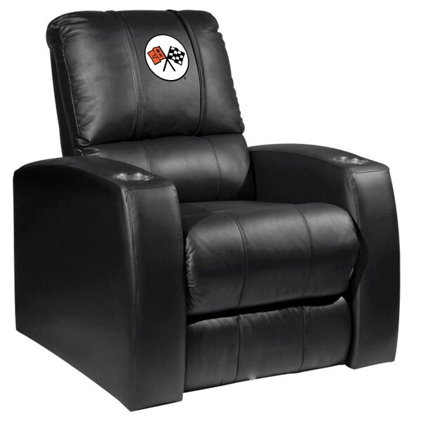 Dreamseat Home Theater Recliner with Corvette C2 Logo - XZ418301RHTCDBLK-PSGMC61040