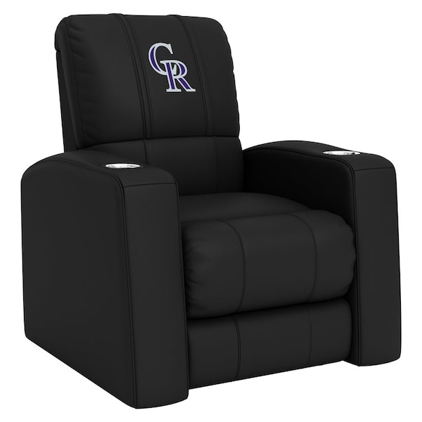 Dreamseat Relax Recliner with Colorado Rockies Secondary Logo - XZ418301RHTCDBLK-PSMLB20081
