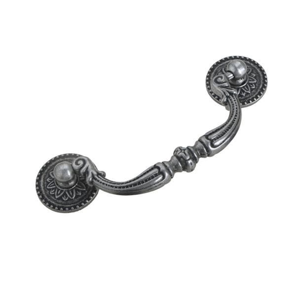 Utopia Alley Tipton Drop Cabinet Pull Antique Iron 3.78 inch Center to Center - HW312PLAI011